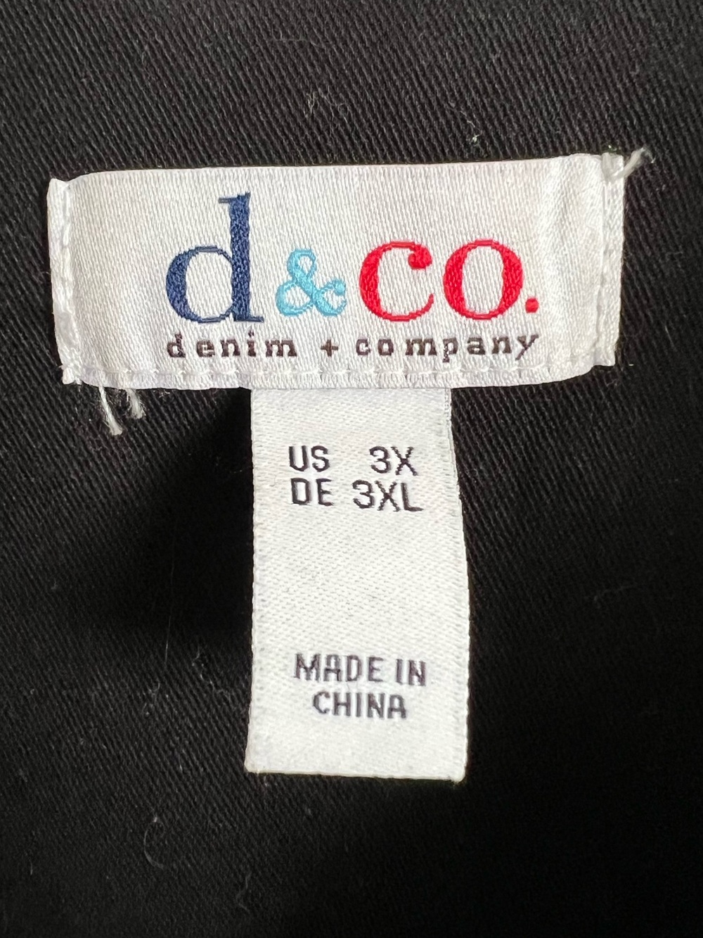 Denim & Co. Women’s Point Collar Snap & Zip Front Ruffle-Hem Jacket Plus Size 3X - Picture 6 of 7